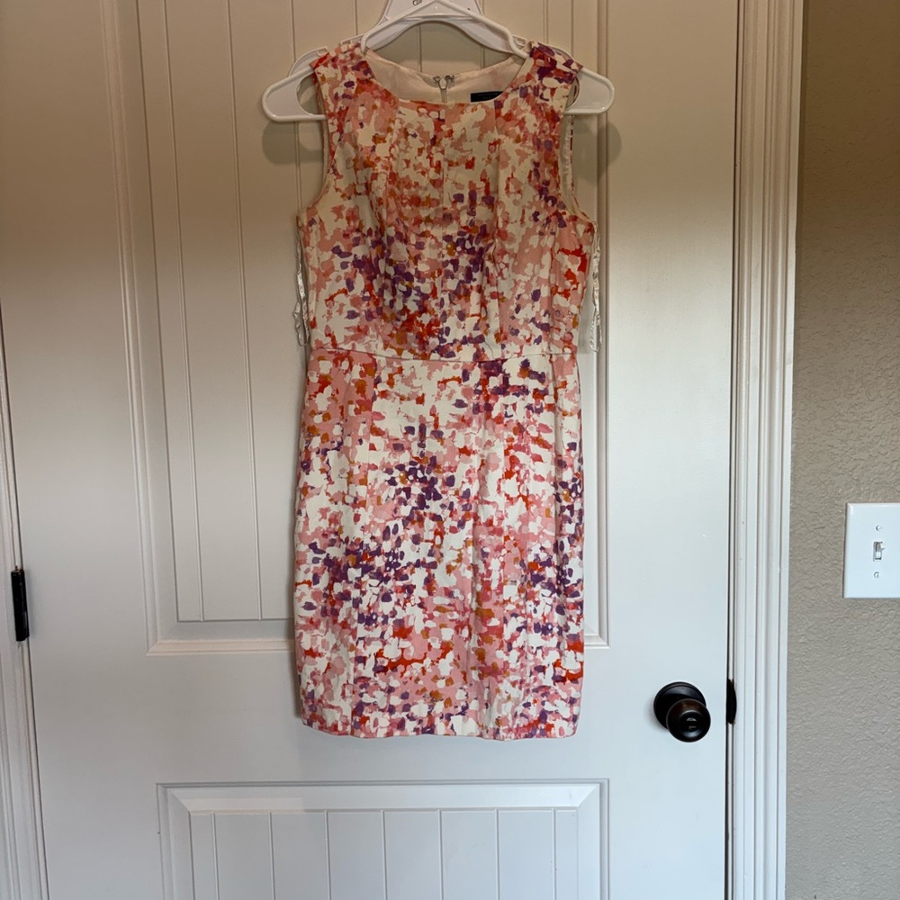 Ann Taylor Multicolor Sleeveless Mini Dress